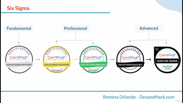 Curso Completo de Lean Six Sigma - 4 Certificaciones – Screenshot 1