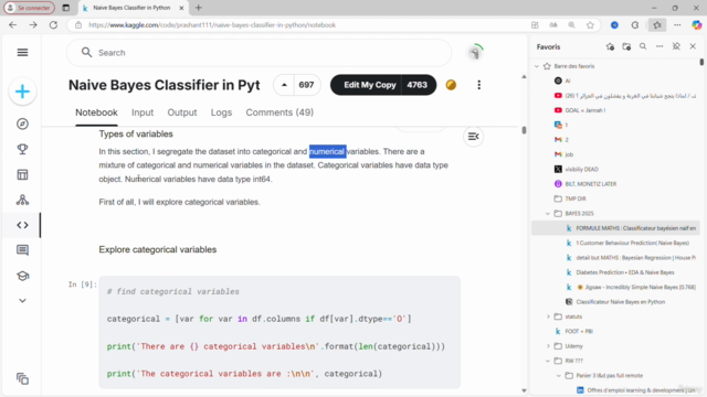 Machine Learning : Classificateur Naïf Bayésien en Python 2 – Screenshot 2