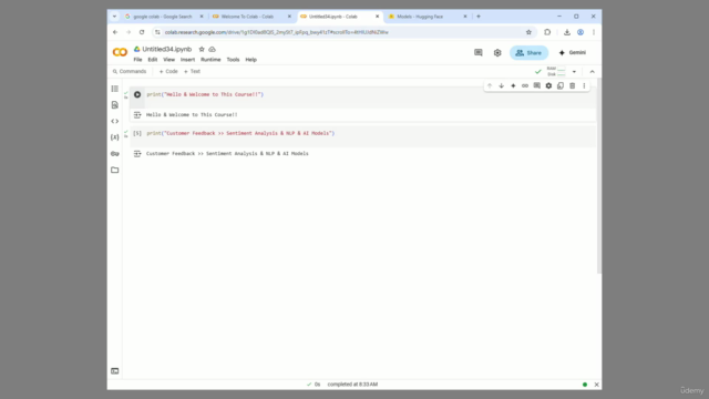Practical LAB: Sales & Customer Service NLP AI ML Basics!! – Screenshot 1