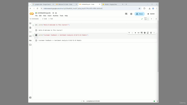 Practical LAB: Sales & Customer Service NLP AI ML Basics!! – Screenshot 4