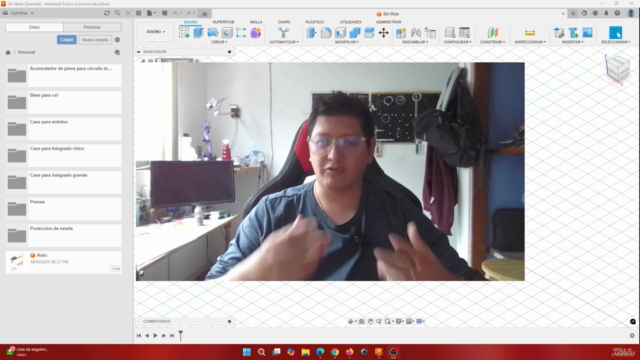 Curso de Fusion 360 principiante – Screenshot 1