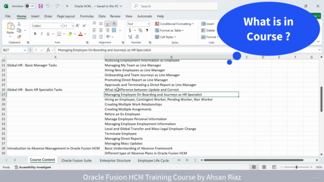 Oracle Fusion HCM Training for Beginners - Oracle HCM Cloud – Screenshot 3