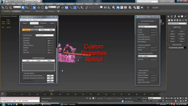 RAYFIRE - 3DS Max Patlama, Kırılma, Parçalanma Eklentisi – Screenshot 1