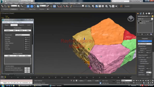 RAYFIRE - 3DS Max Patlama, Kırılma, Parçalanma Eklentisi – Screenshot 2