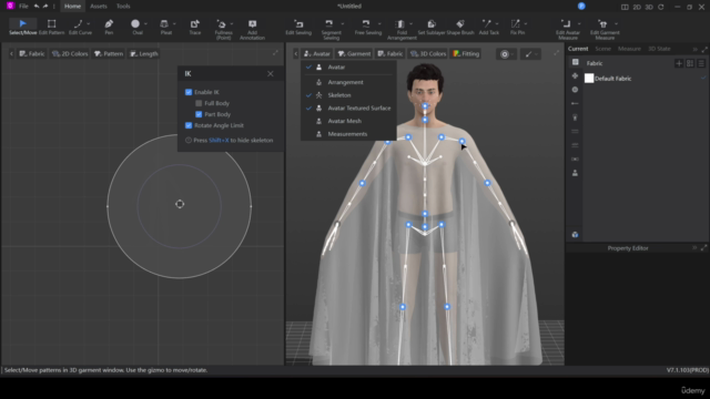 Men's cape tutorial for beginners - Style3d Atelier – Screenshot 1