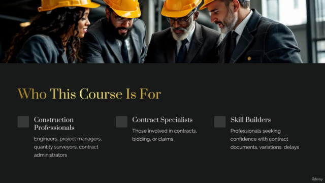 Mastering Construction Contract Administration & Procurement – Screenshot 1