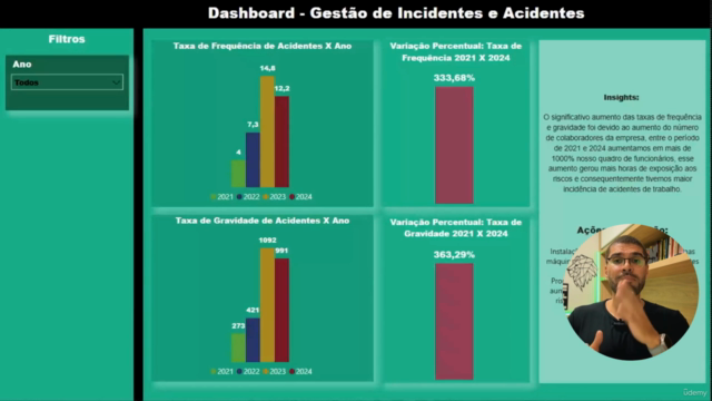 Power BI para Profissionais de SST – Screenshot 4