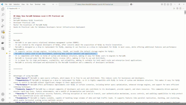 MariaDB SQL Database LAB: Install Configure & Manage Basics! – Screenshot 1
