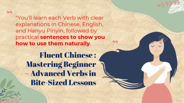 Beginner to Advanced Chinese Language Verbs & Sentences – Screenshot 3