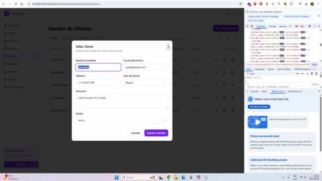 Curso de creación de paginas web con V0 basico en 2025. – Screenshot 4