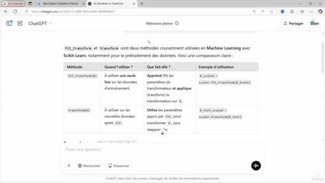 Machine Learning : Classificateur Naïf Bayésien en Python 3 – Screenshot 2