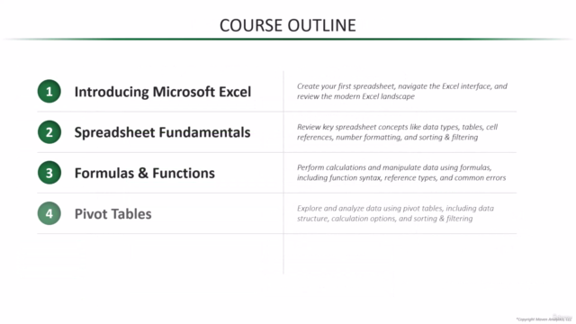 Microsoft Excel: Learn Modern Excel for Data Analysis (2025) – Screenshot 2