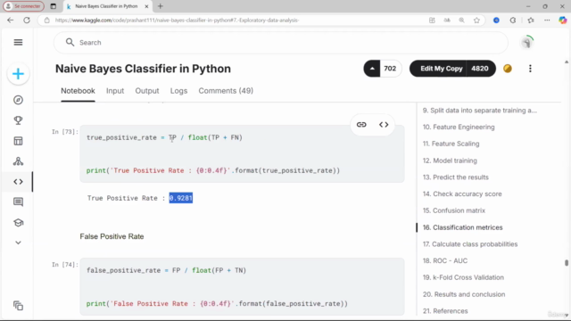 Machine Learning : Classificateur Naïf Bayésien en Python 5 – Screenshot 3