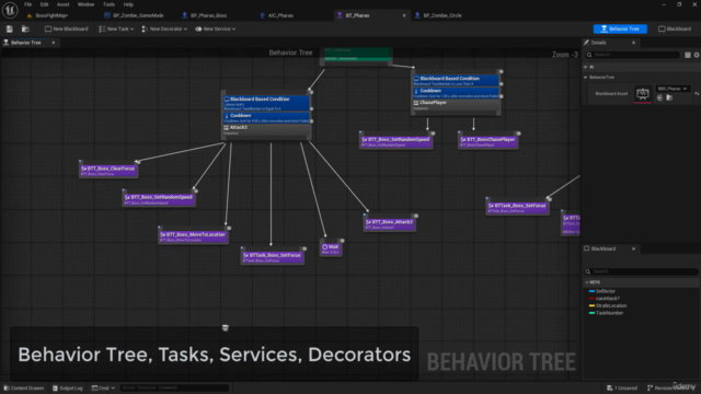 Unreal Engine 5.5 Blueprint Shooter: Zombies, Waffen, Boss – Screenshot 3