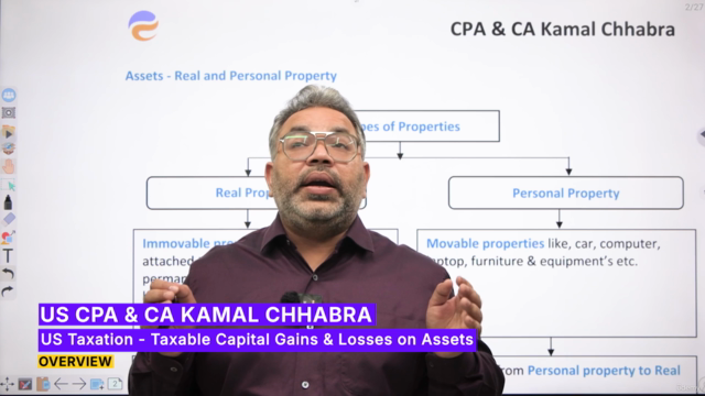 CPA EA Exam Prep: US Tax Preparation Capital Gains & Losses – Screenshot 3
