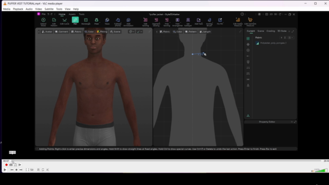 Puffer Vest in Style3D Atelier - Beginners and Intermediate – Screenshot 1