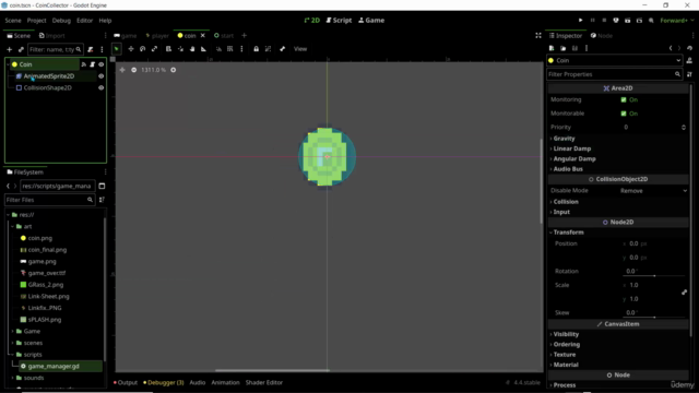 Build and Publish your first 2d Games with Godot 4+ – Screenshot 2