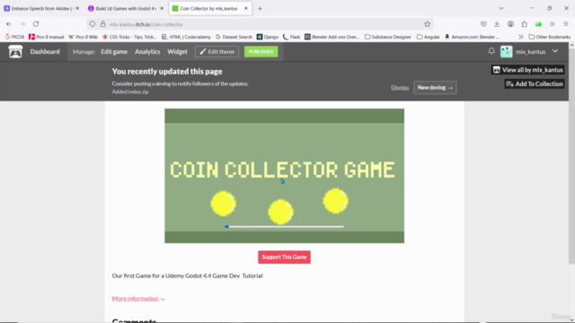 Build and Publish your first 2d Games with Godot 4+ – Screenshot 3