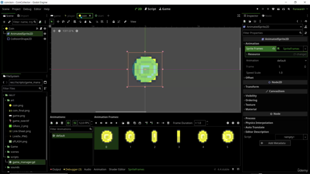 Build and Publish your first 2d Games with Godot 4+ – Screenshot 4