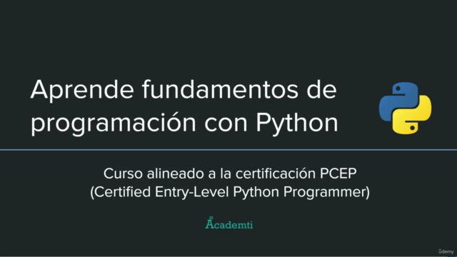 Aprende fundamentos de programación con Python - Parte 2 – Screenshot 1