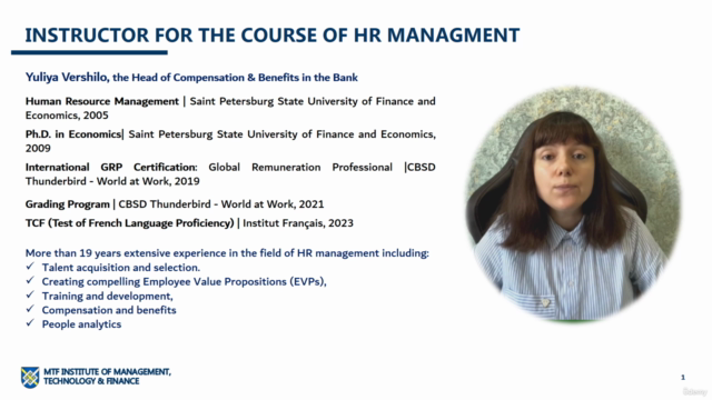 Human Resources Expert Certificate: HR Metrics and Analytics – Screenshot 1