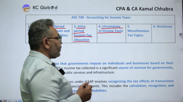 US GAAP CPA – ASC 740 Accounting for Income Taxes – Screenshot 3
