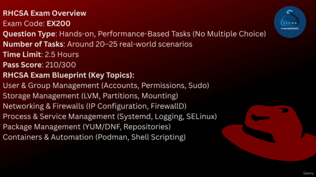 Linux Redhat Certified System Administrator (RHCSA - EX200) – Screenshot 2