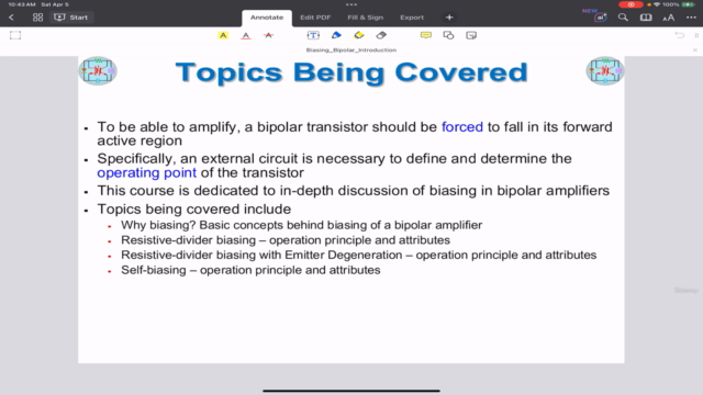 Microelectronics - Biasing Concept in Bipolar Amplifiers – Screenshot 2