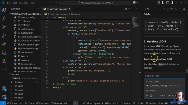 Python + Copilot: Aprende a programar con IA – Screenshot 2