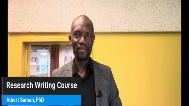 Research Methodology Course – Screenshot 1