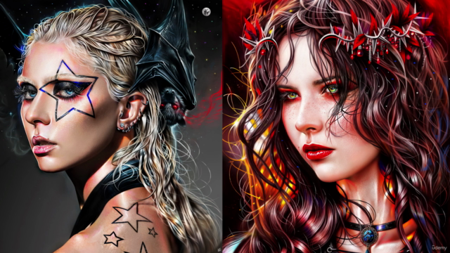 Painting a Digital Portrait: Blonde Woman, Start to Finish – Screenshot 1