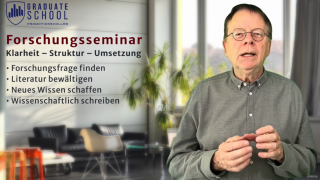 Erfolgreich promovieren: Forschungsseminar für Doktoranden – Screenshot 2