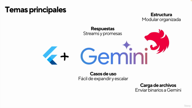 Flutter + Gemini: Aplicaciones con inteligencia artificial – Screenshot 1
