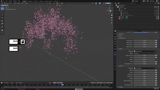 Modelado de árboles 3D con nodos de geometría de Blender – Screenshot 2