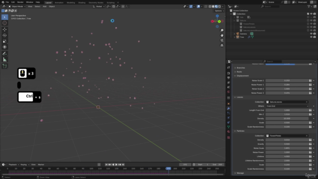 Modelado de árboles 3D con nodos de geometría de Blender – Screenshot 4