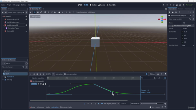Godot Engine : De l'Animation 3D à vos Jeux Vidéo – Screenshot 1