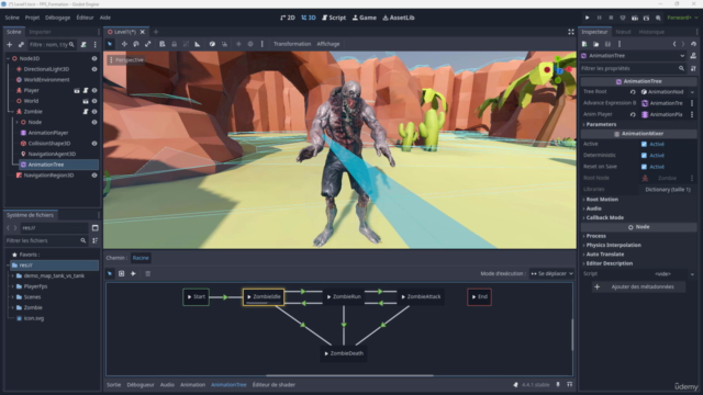 Godot Engine : De l'Animation 3D à vos Jeux Vidéo – Screenshot 3