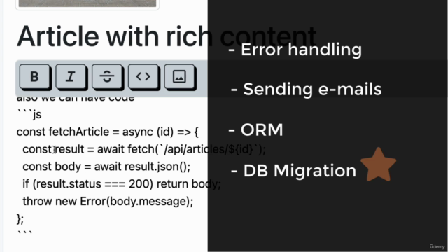Fullstack Blogging App with React and Nest – Screenshot 3