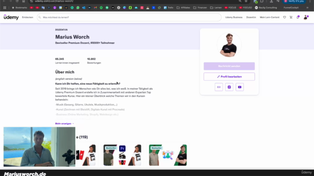 Online Kurs Campus: Ohne Kurs selbst zu erstellen – Screenshot 2