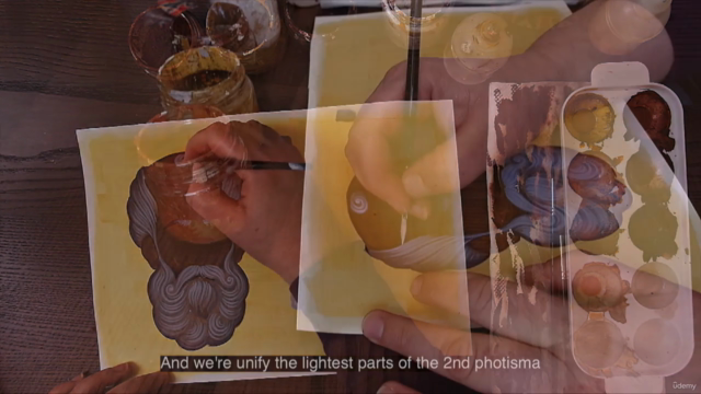 Byzantine Iconography Painting Series 2: Hair and Beards 3 – Screenshot 4