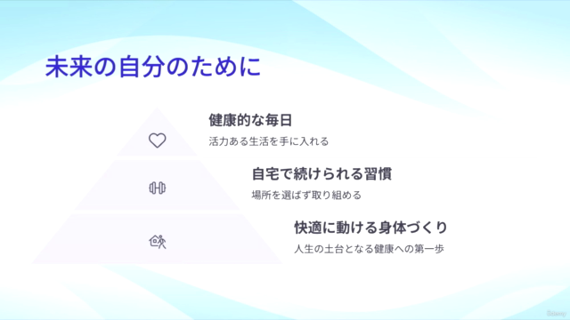 快適に動ける身体作り『自宅でできるストレッチ&トレーニングの基礎コース』(全97分・実技70分) – Screenshot 4