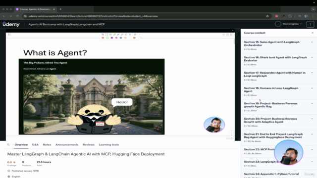 Agentic AI Bootcamp with LangGraph,Langchain and MCP – Screenshot 3