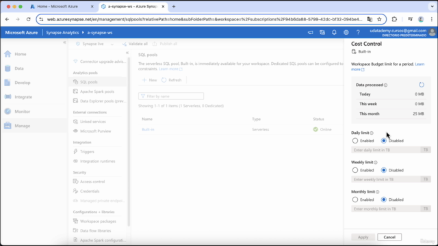 Master en Azure Synapse Analytics para Data Engineers [A-Z] – Screenshot 4