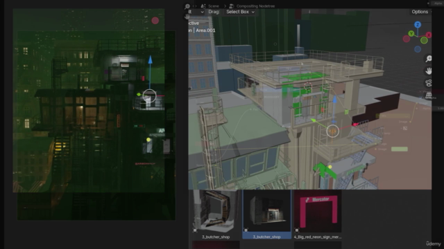 Creating A Cyberpunk Scene In Blender step-by-step – Screenshot 4