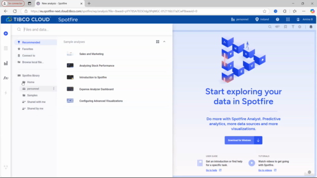 10X Data Analyst with TIBCO Spotfire Business Intelligence – Screenshot 1