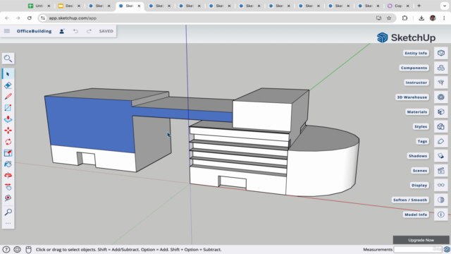Designing Building, Interiors and Furniture with SketchUp – Screenshot 1
