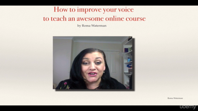 Improve Your Speaking Voice to Teach Online or Podcast – Screenshot 1