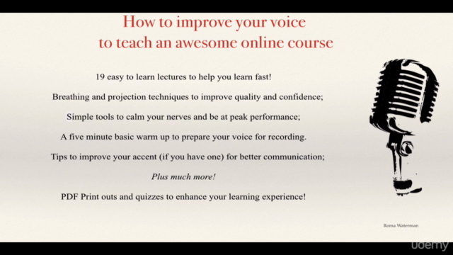 Improve Your Speaking Voice to Teach Online or Podcast – Screenshot 3