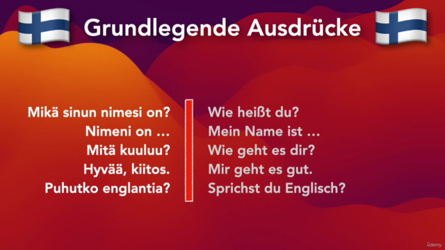 Finnisch für Anfänger (auf Deutsch) – Screenshot 2
