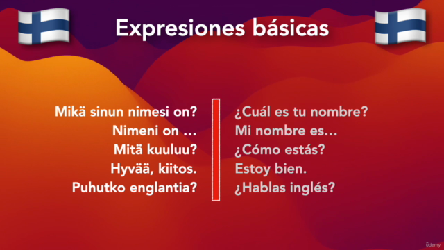 Idioma finés "desde cero" (español) – Screenshot 1